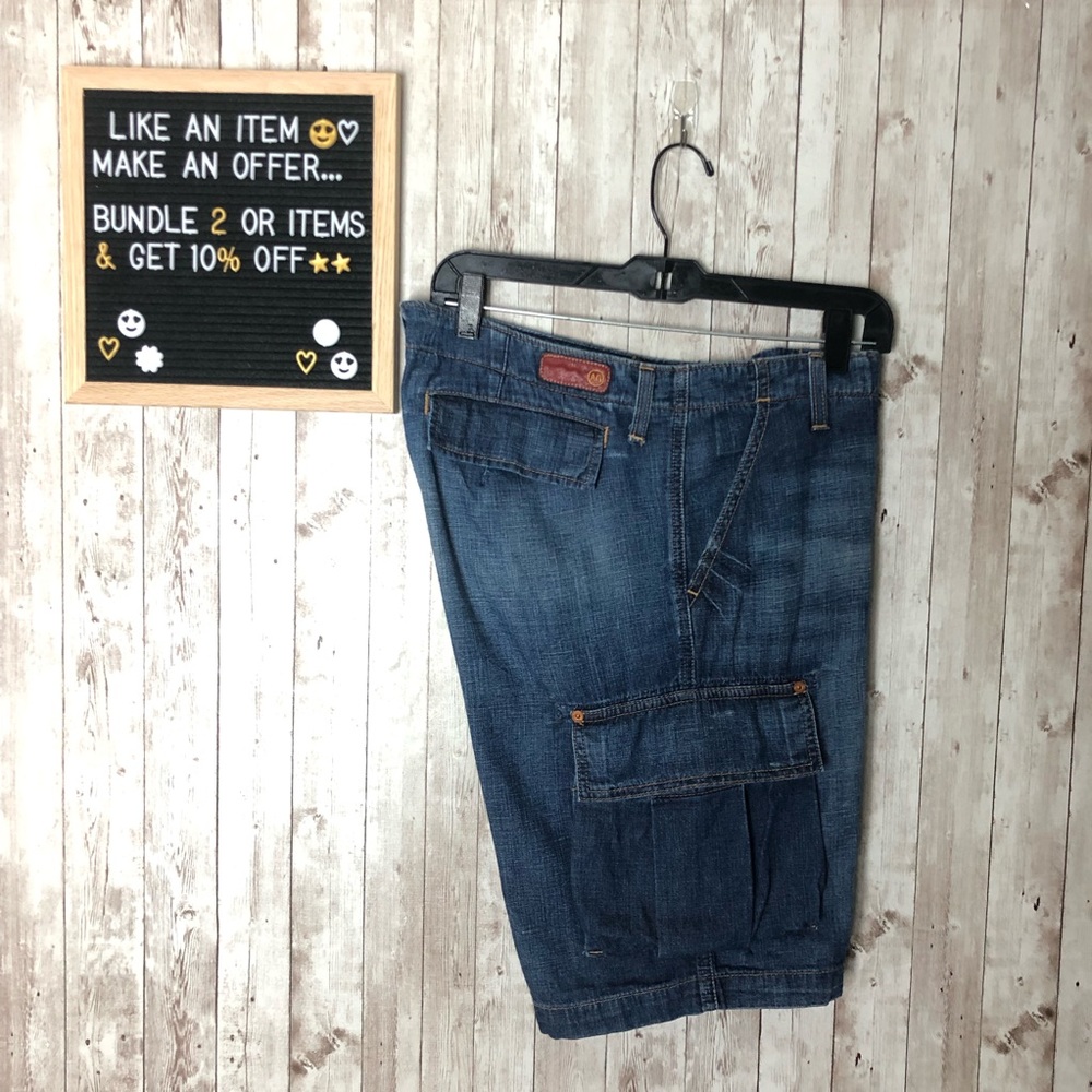 Adriano Goldschmied the Notice Denim Cargo Shorts